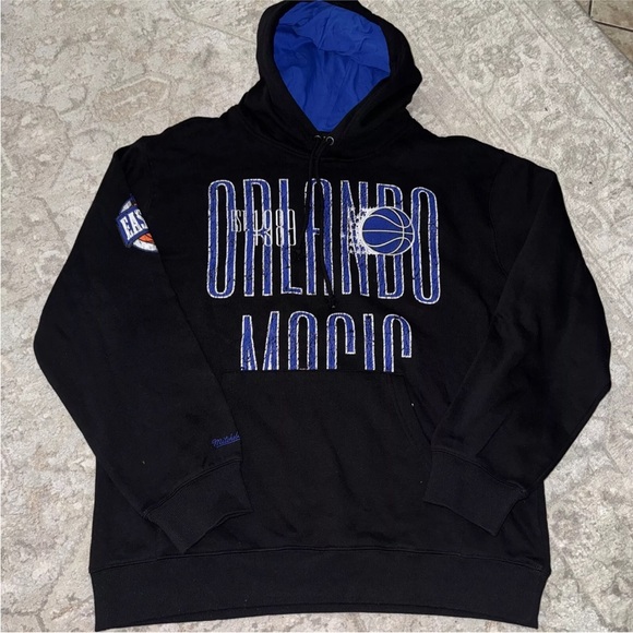 MITCHELL & NESS MEN'S THE ORLANDO MAGIC BASKETBALL‎ Hoodie L - Picture 1 of 5